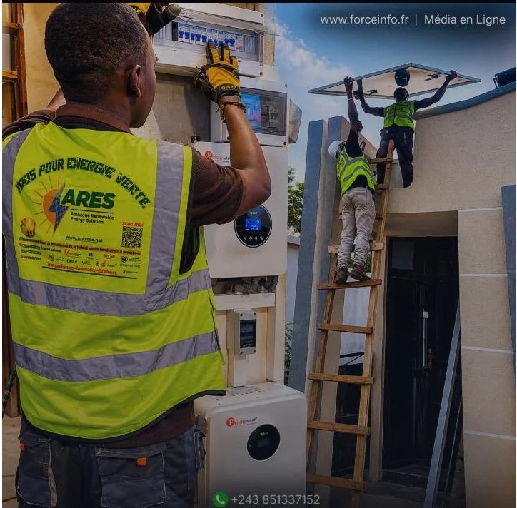 Kisangani|L’indépendance énergétique à désormais une adresse : Plongez au cœur de la révolution solaire de 10 kWh signée ARES DRC dans un domicile à Kabondo